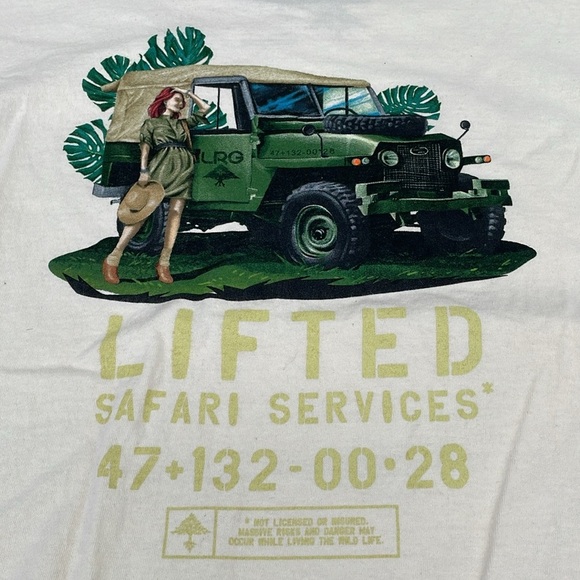 Men’s LRG Lifted Research Group Safari Cotton Short Sleeve Shirt XL - Picture 11 of 15